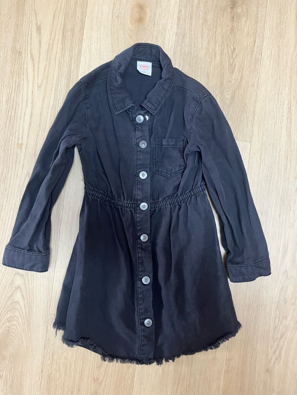 wonder nation Black Button-Up Corduroy Top